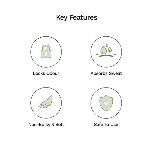 Pee Safe Disposable Underarm Sweat Pads - Straight, 14 pcs