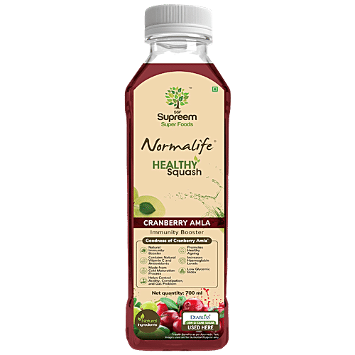 Buy Supreem Super Foods Normalife Healthy Squash Cranberry Amla