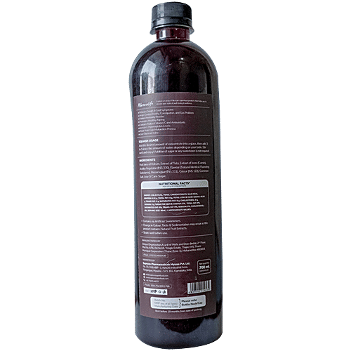 Supreem Super Foods Normalife Healthy Squash - Kokum Tulsi Jeera, Immunity Booster, Rich In Vitamin C, 700 ml  Immunity Booster
 Rich In Vitamin C
