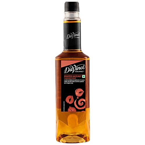DaVinci Gourmet Roasted Hazelnut Flavoured Syrup - Creamy, Nutty Notes, Subtle & Balanced Combination, 750 ml  