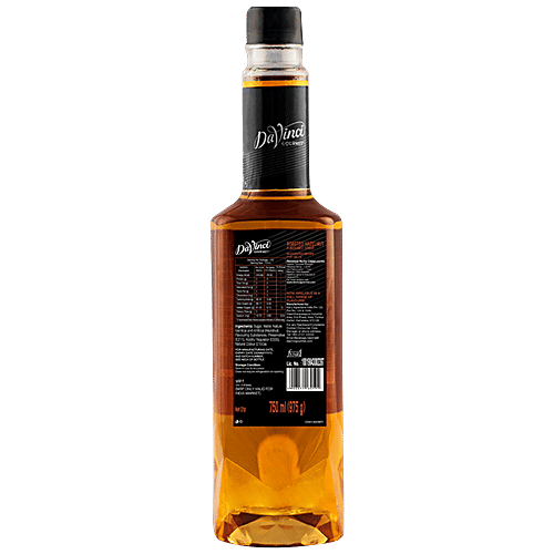 DaVinci Gourmet Roasted Hazelnut Flavoured Syrup - Creamy, Nutty Notes, Subtle & Balanced Combination, 750 ml  