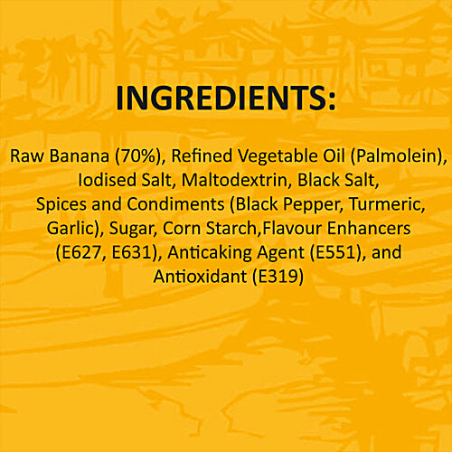 Beyond Snack Salt & Black Pepper Kerala Banana Chips, 125 g Pouch Zero Cholestrol, Zero Trans Fat, High Fibre