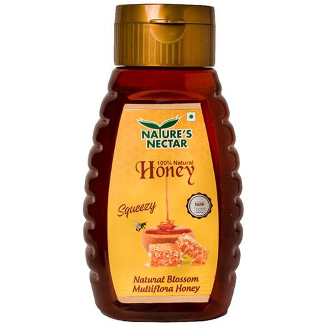 Nature's Nectar 100% Pure Honey - Squeezy,  NMR Tested, Natural Multiflora, Healthy Sweetener, 500 g 1