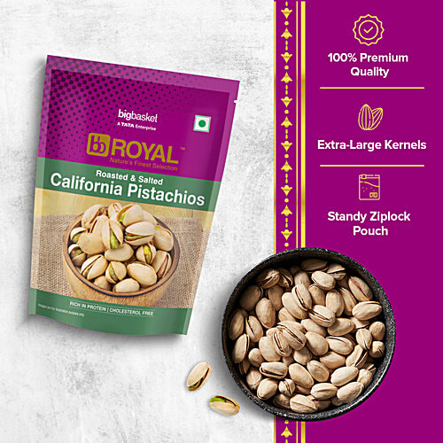 bb Royal Roasted & Salted California Pistachios, 100 g  