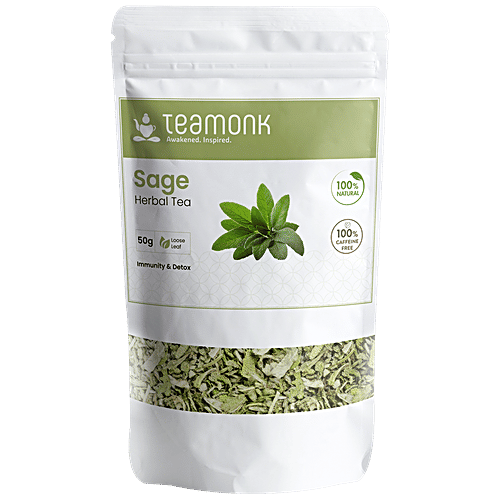Buy Teamonk Sage Herbal Tea High In Nutrients & Antioxidants Online