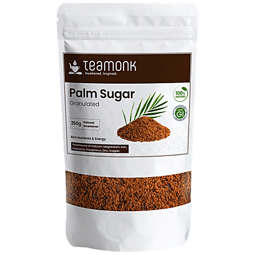 Buy Teamonk Palm Sugar Granulated, Natural Sweetener, Provides Energy