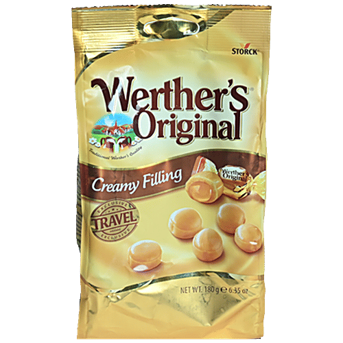 Werthers Original Creamy Filling - Rich In Taste, Flavour, Travel Pack, 180 g  