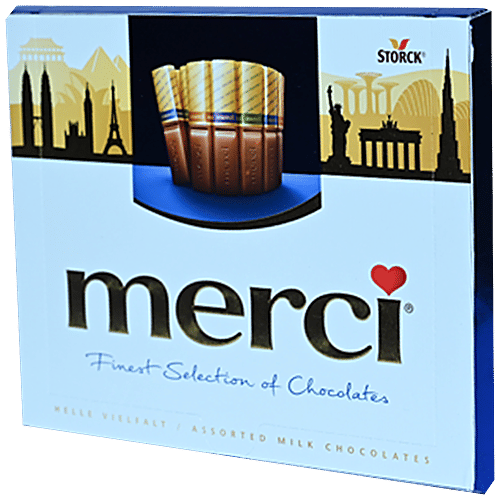 Buy Merci Finest Selection Of Chocolates Assorted Milk Flavours, Rich
