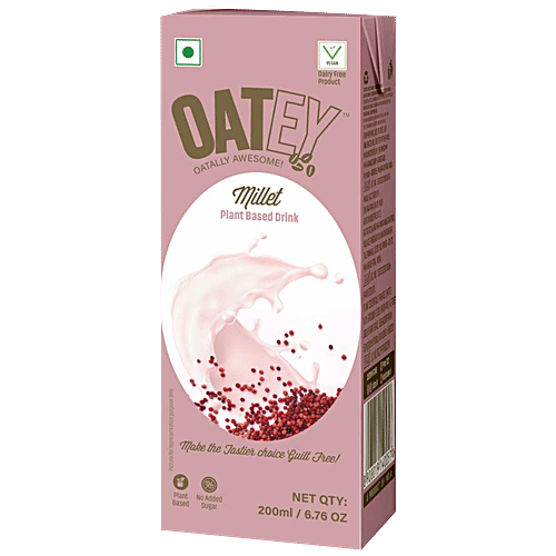 Buy OATEY Millet Plantbased Drink Unsweetened, Nondairy, Vegan, Nut