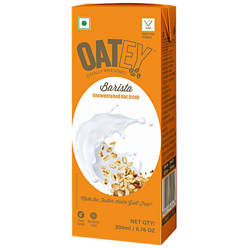 Buy OATEY Barista Unsweetened Oat Drink Nondairy, Vegan, Nut Free