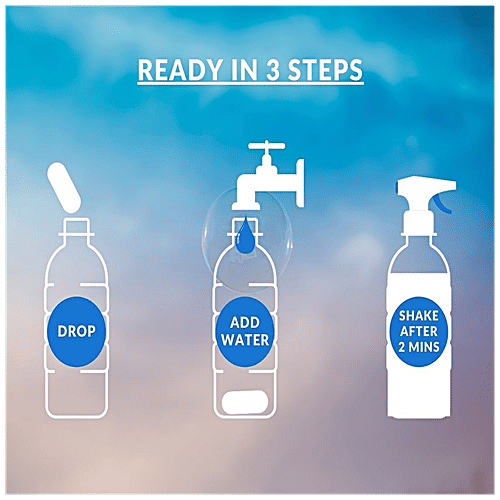 Ecosys Glass Cleaner - Soluble Capsule, 2X More Shine With Booster, Streak-Free & Anti-Static, 50 g (Pack of 5)