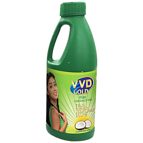 Buy VVD Gold Pure Coconut Oil Rich In Essential Nutrients, Used For Cooking Online at Best