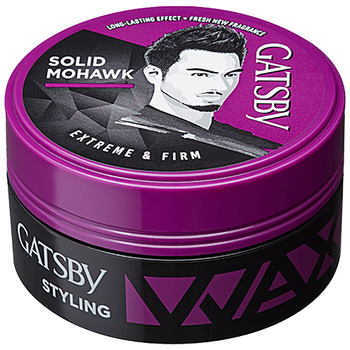 Buy Gatsby Hair Styling Wax Solid Mohawk Extreme & Firm, LongLasting