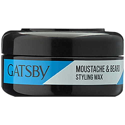Gatsby Moustache & Beard Styling Wax - For Grooming, Strong Hold, 25 g