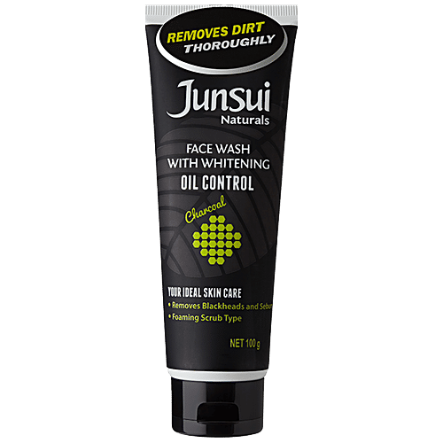 Buy Junsui Naturals Face Wash With Whitening Oil Control, Removes