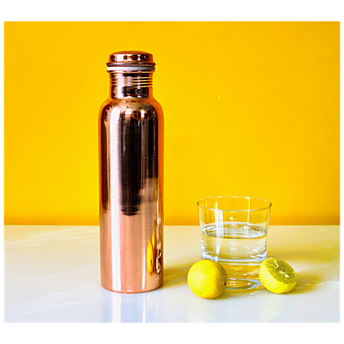 Decan Copper Bottle - Leak Proof, Powerful Anti-oxidant, For Healthy Living, 950 ml  