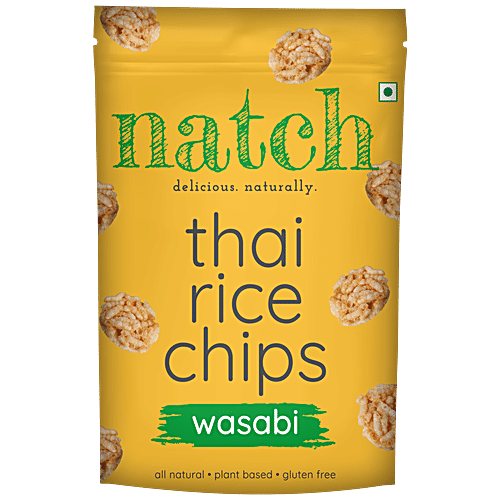 Buy Natch Thai Rice Chips Wasabi, Natural, Plant Based, Gluten Free