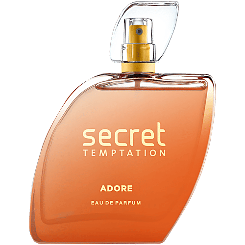Secret Temptation Eau De Parfum - Adore, Musk, Amber Notes, Long Lasting, For Women, 50 ml  