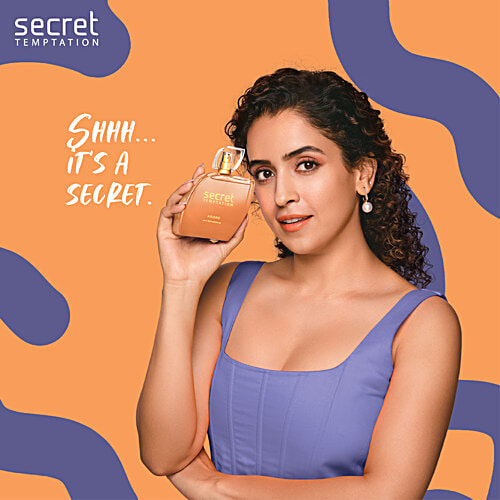 Secret Temptation Eau De Parfum - Adore, Musk, Amber Notes, Long Lasting, For Women, 50 ml  
