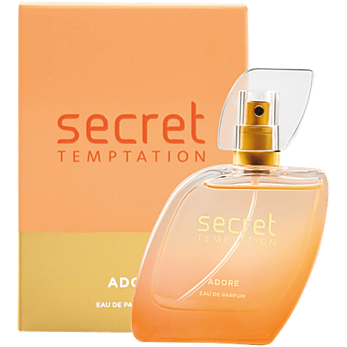 Secret Temptation Eau De Parfum - Adore, Musk, Amber Notes, Long Lasting, For Women, 50 ml  