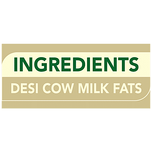 Sarthak Satvik A2 Cow's Ghee - Free Grazing Desi Cows, Helps Bone Strength & Improves Stamina, 1 L