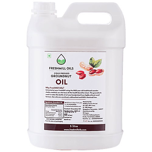 Buy Freshmill Oils Cold Pressed Groundnut Oil Highly Nutritious