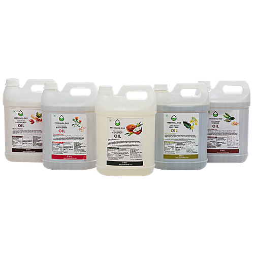 Freshmill Oils Cold Pressed Sesame Oil - Natural, Chemical-Free, 5 l  