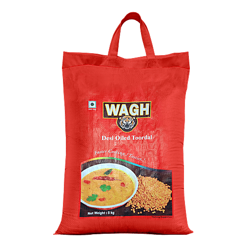 Buy Wagh Desi Oiled Toor/Arhar Dal Premium, Rich In Protein, Healthy