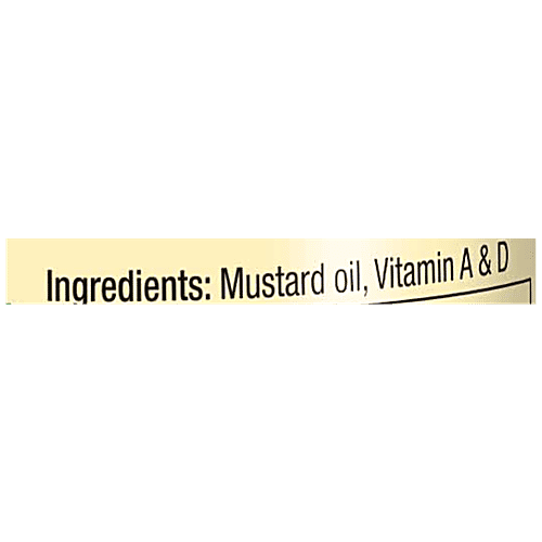 Buy Hamdard Kachi Ghani Mustard Oil Rich In Vitamin A & D, Omega
