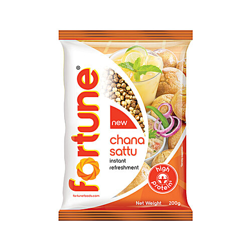 Fortune Sattu - High Protein, Instant Refreshment, Fibre Rich, Nutritious Mix, 200 g  