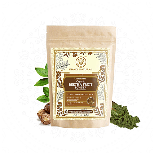 Buy Khadi Natural Organic Reetha Fruit Powder Conditioner