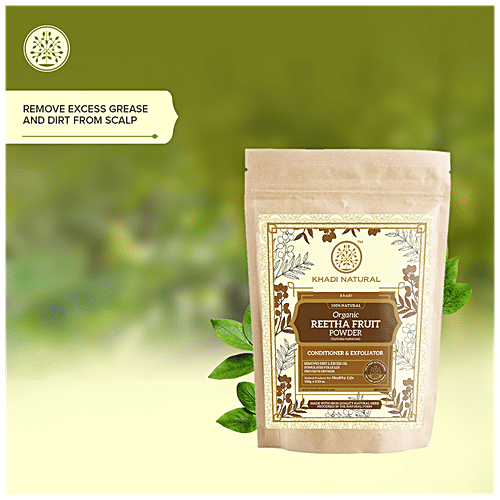 Buy Khadi Natural Organic Reetha Fruit Powder Conditioner