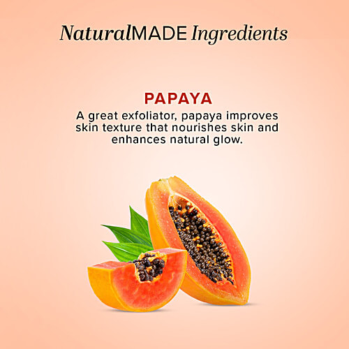 Khadi Natural Papaya Face Wash - SLS & Paraben Free, 100 g