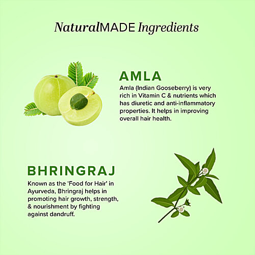 Khadi Natural Amla & Bhringraj Shampoo - Powered Botanics, Rejuvenates Scalp, 310 ml  