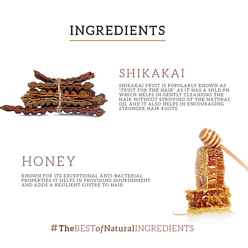 Khadi Natural Shikakai & Honey Hair Conditioner - Powered Botanics, Conditions & Nourishes Hair, SLS & Paraben Free, 310 ml  