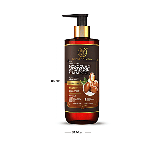 Buy Khadi Natural Moroccan Argan Oil Shampoo Powered Botanics, No
