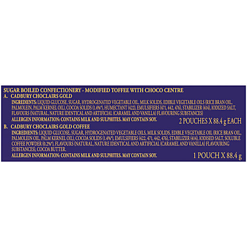 Cadbury Choclairs Delights Gift Pack, 265.2 g  