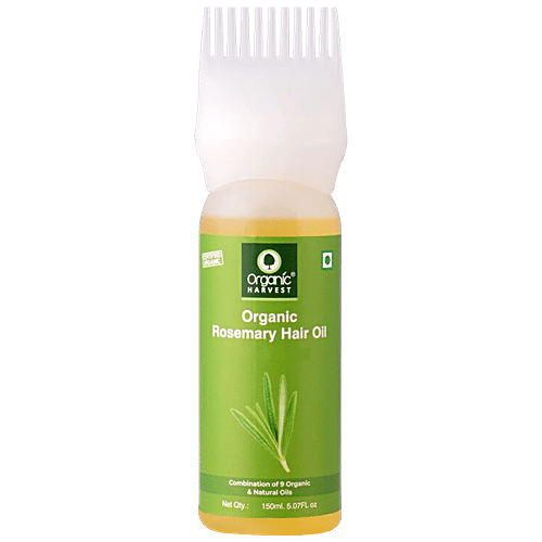 Buy Organic Harvest Rosemary Hair Oil Goodness Of 9 Natural Oils, For