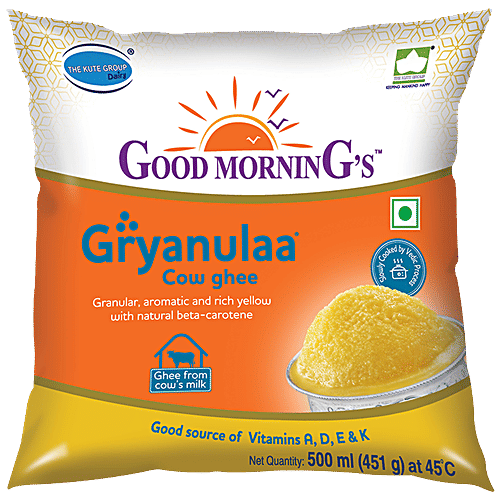 Buy Good Morning's Gryanulaa Cow Ghee Danedaar Online at Best Price