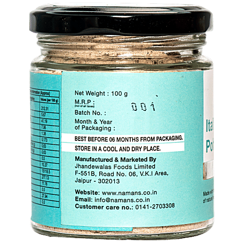 Naman Italian Poha Masala - Goodness Of Natural Spice, Intense Aroma, Taste, 100 g  