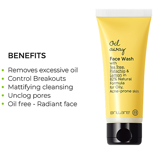 Buy Brillare Oil Away Face Wash For Acne Prone Skin Online at Best