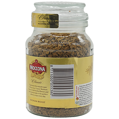 Moccona Classic Medium Roast - Coffee Beans, 100 g  Medium Roast
 Balanced Flavour