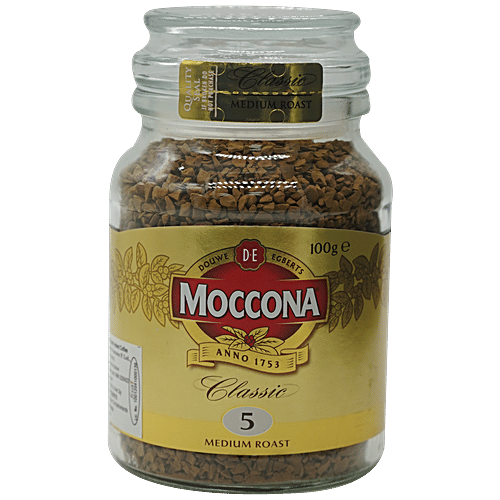 Moccona Classic Medium Roast - Coffee Beans, 100 g  Medium Roast
 Balanced Flavour
