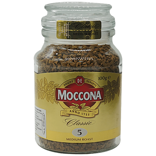 Moccona Classic Medium Roast - Coffee Beans, 100 g  Medium Roast
 Balanced Flavour