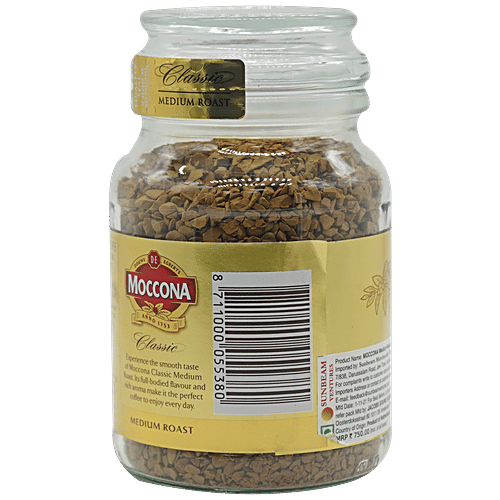 Moccona Classic Medium Roast - Coffee Beans, 100 g  Medium Roast
 Balanced Flavour