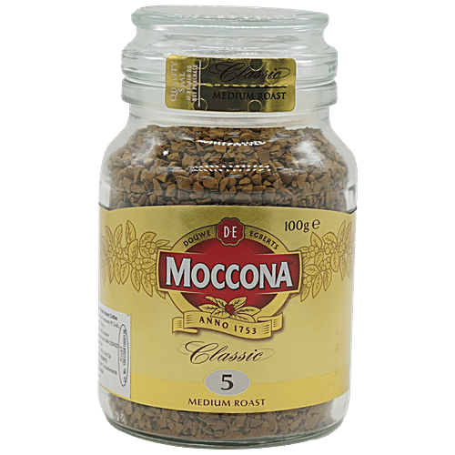 Moccona Classic Medium Roast - Coffee Beans, 100 g  Medium Roast
 Balanced Flavour