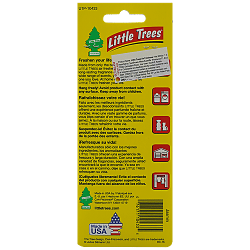 Little Trees Jasmin Air Freshener For Car - Long Lasting Fragrance & Scent, 30 g  