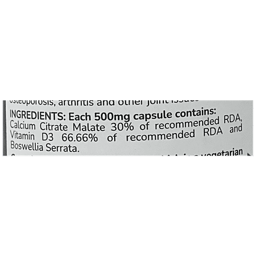 Sun Valley Sun Valley Bone & Joint+ Natural Extracts - Builds Calcium, Reduces Pains, 500 mg Each, 60 Capsules  