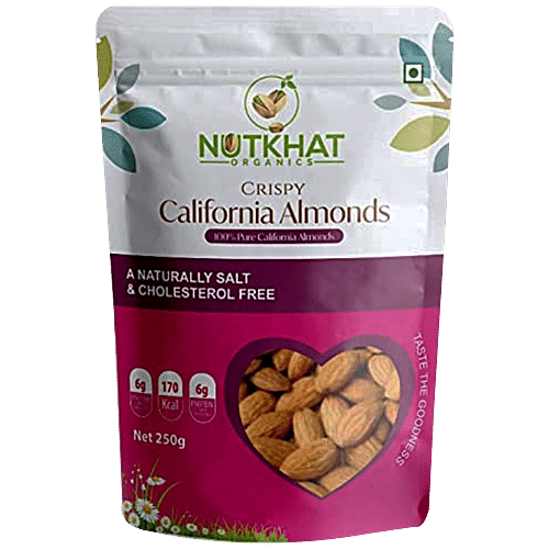 Buy Nutkhat Organics Crispy California Almonds 100 Pure, Free From