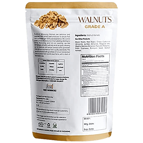 Buy Nutkhat Organics Premium Walnut Grade A Rich In Omega 3 Fatty